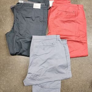 3 pair of Calvin Klein pants. (2 with tags)